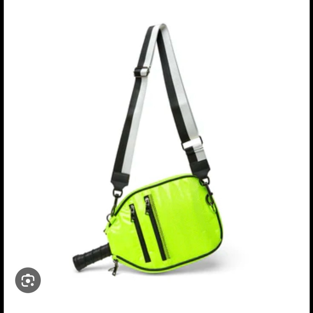 THINK ROYLN Neon Yellow Crossbody Pickleball Bag NWOT-New.